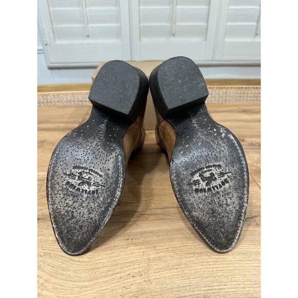 Idyllwind Wheels Dublin Taupe Leather Western Booties Size 8 NWOB - Picture 14 of 15